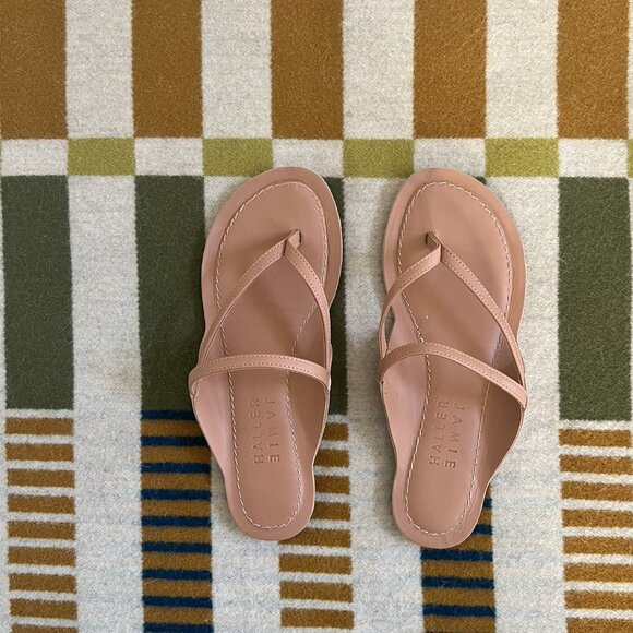 Jamie Haller The Thong Sandal in Bare - Picture 2 of 6